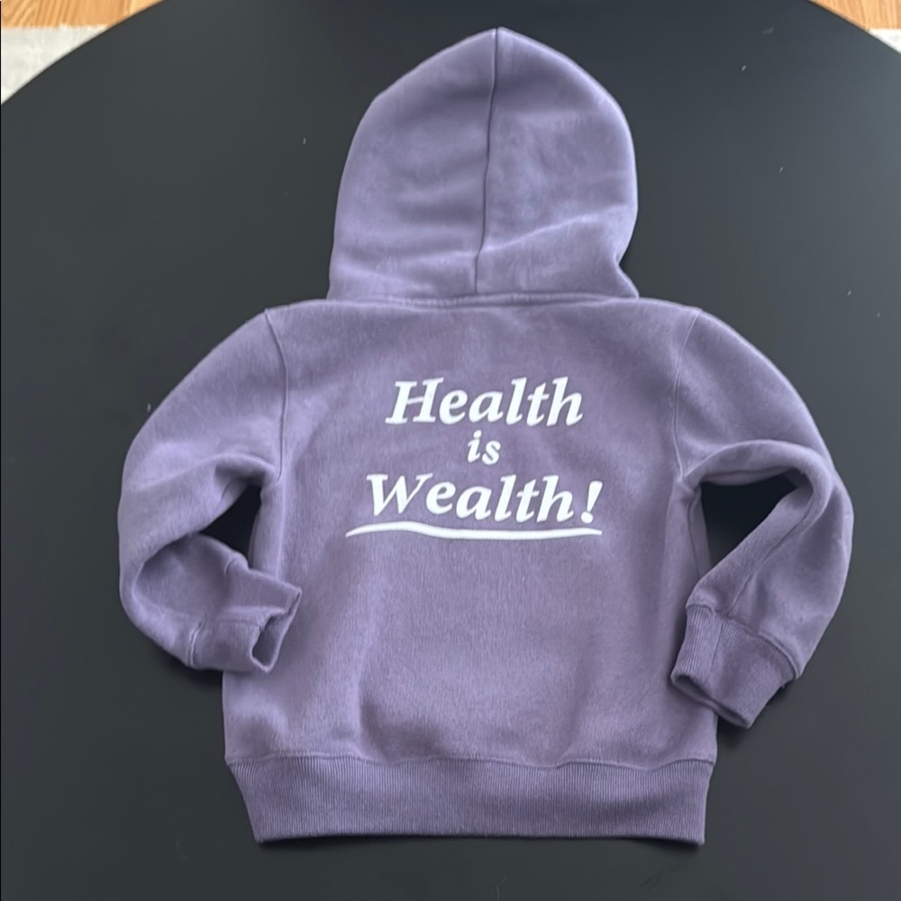 Kids Sporty & Rich Health is Wealth' hoodie